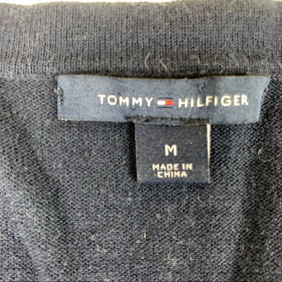 TOMMY Hilfiger Navy with Pink Polka Dots Cardigan - Picture 6 of 8